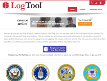 Tablet Screenshot of logtool.com